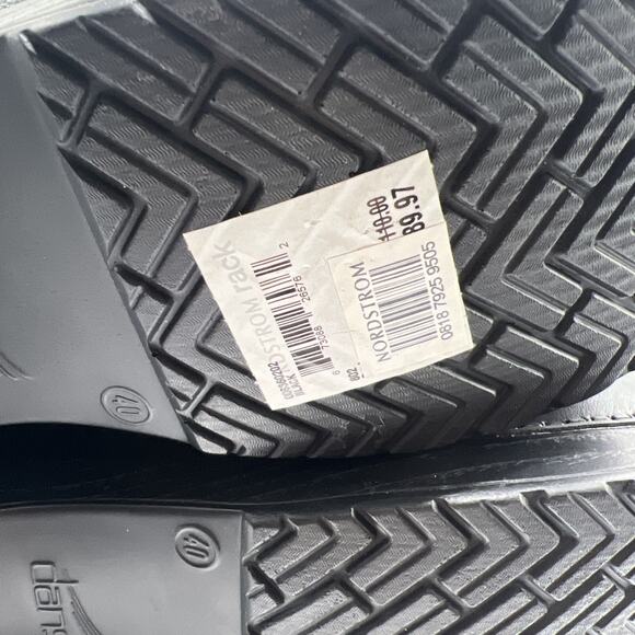 Dansko 38 Clogs Black Smooth Leather 7.5-8 Professional Nursing Comfort size 40 - Picture 3 of 13